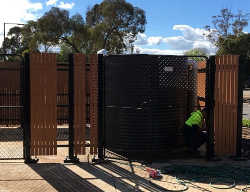 Fencing for Water Tank Enclosures