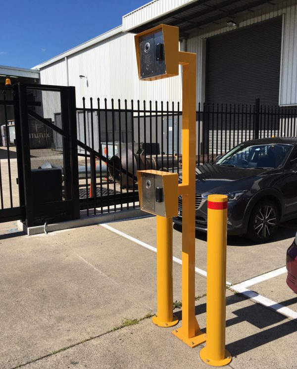 Access Control Bollards For Automatic Gates - Diamond Fence (Aust) Pty Ltd